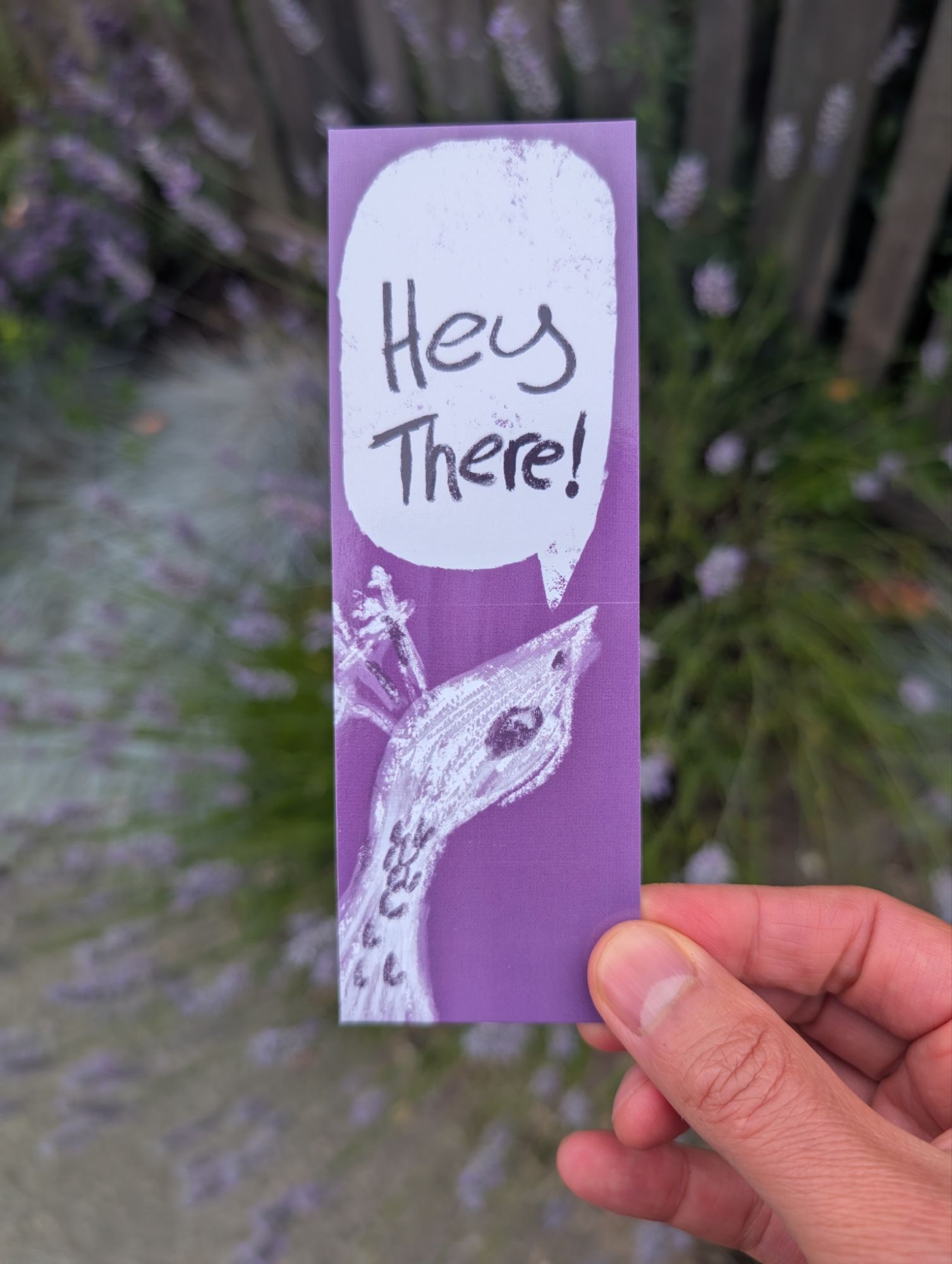 Live Oak Peacocks Bookmark