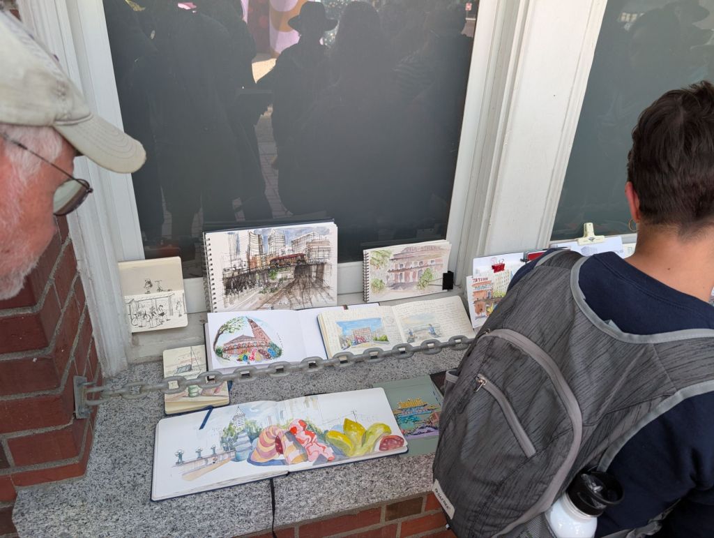 Urban Sketchers - King street station throwdown