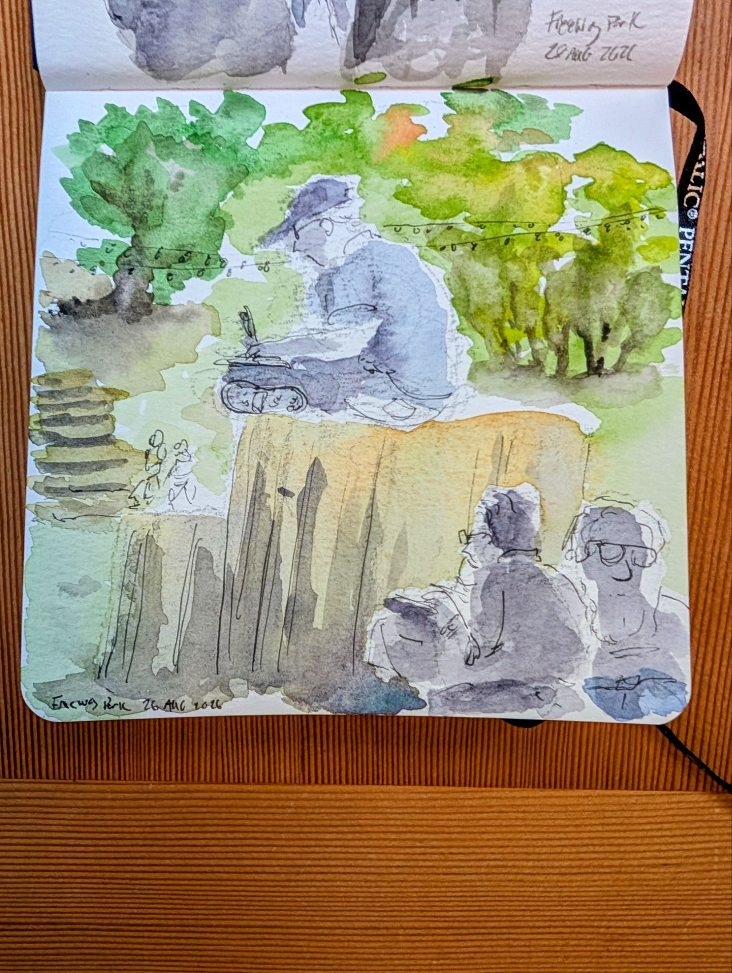 Freeway park urban sketchers meetup